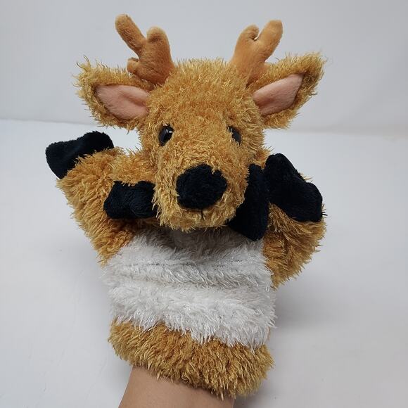 CalToy Golden Brown Deer w/Antlers 10" Hand Puppet - Picture 3 of 5
